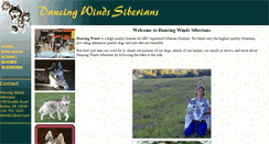 Desktop Screenshot of dancingwindssiberian.com